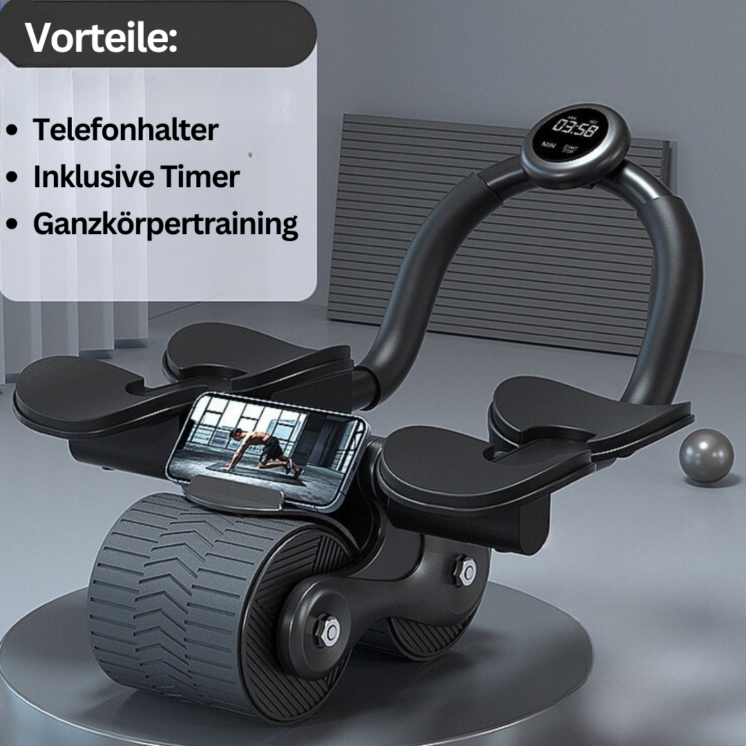 Effektiver AbRoller CoreRoller Max für gezieltes Bauchmuskel- und Core-Training.