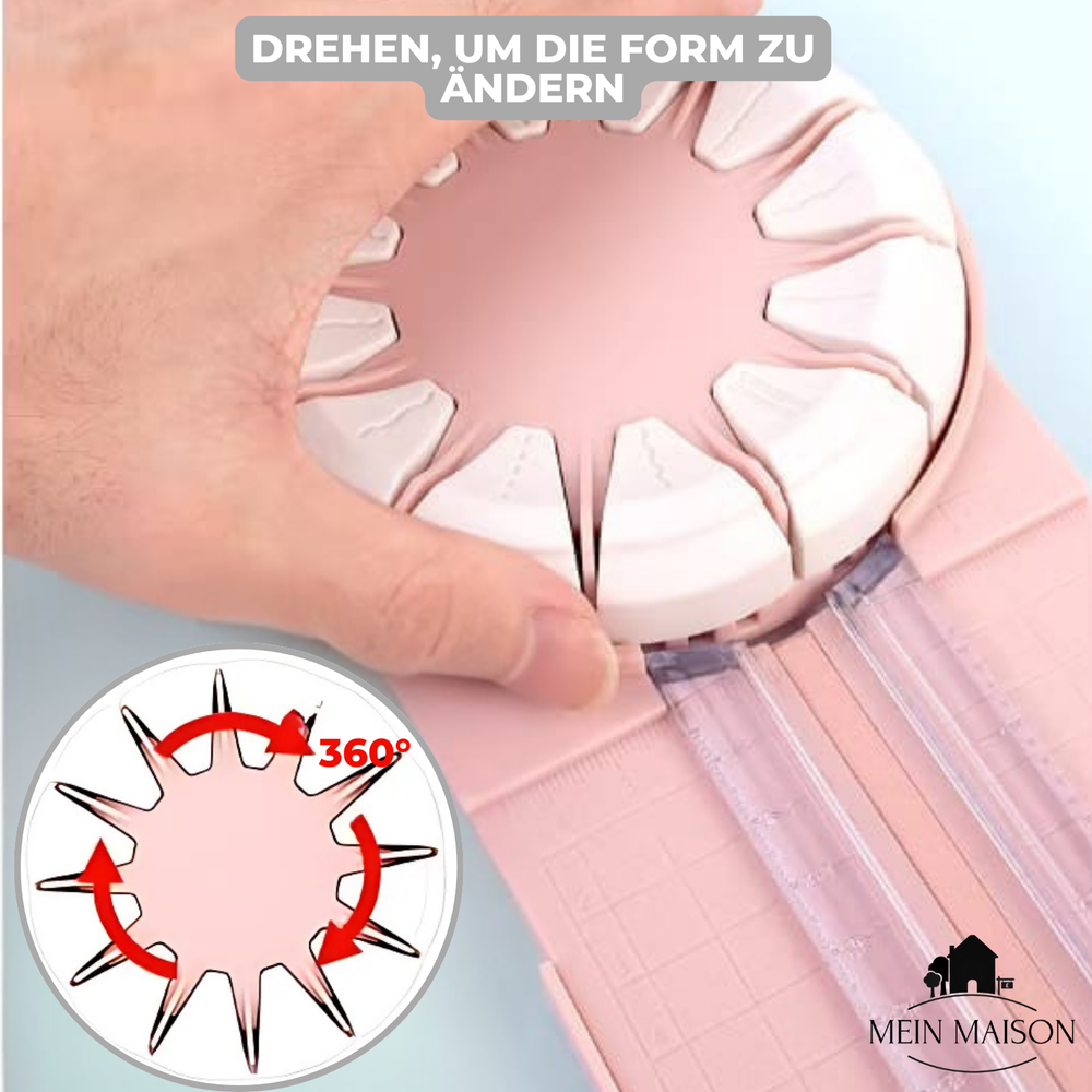 Vielseitiger CraftEdge Präzisionsschneider mit 12 Funktionen für Scrapbooking, Karten & Kunsthandwerk.