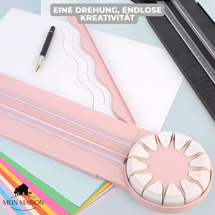 Benutzerfreundlicher CraftEdge Präzisionsschneider, unverzichtbar für Papierbasteln & Kunstprojekte.