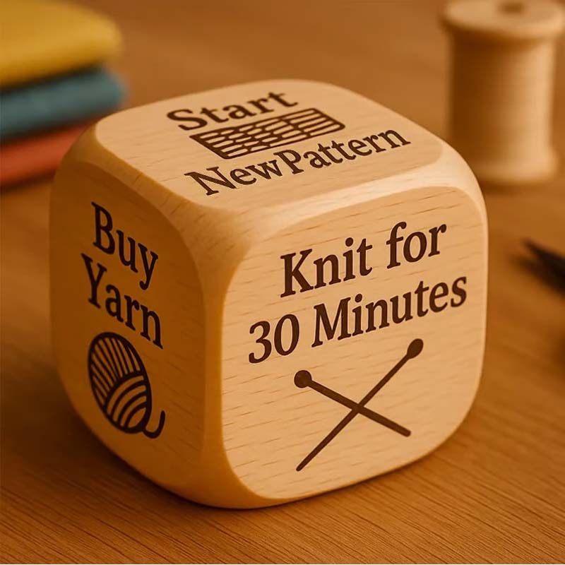 Ein kleines, genähtes Patchwork-Projekt, inspiriert durch das CraftyRoll Kreativwürfel-Set für dein Hobby.
