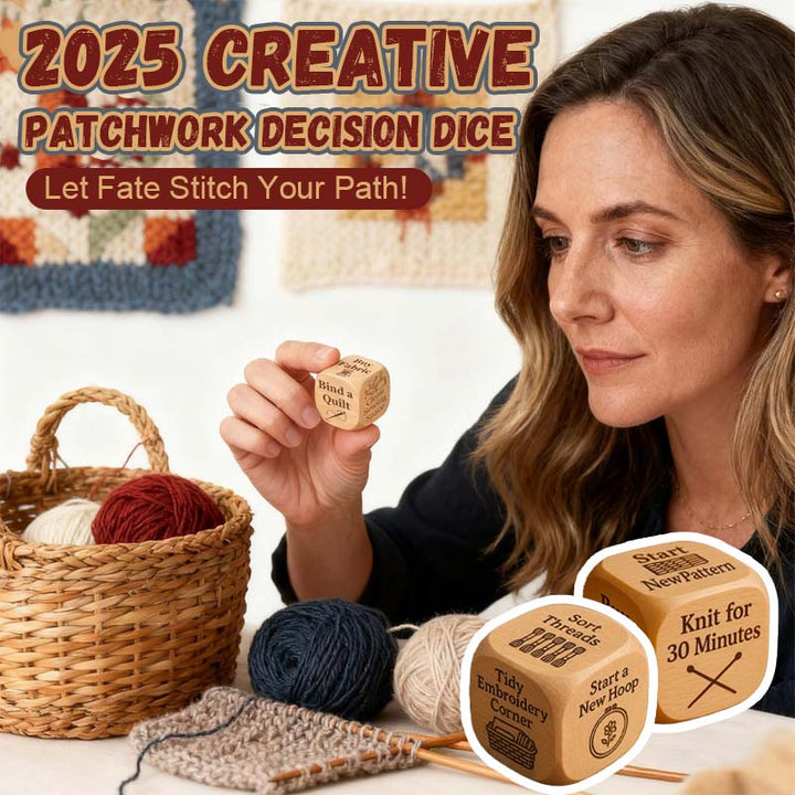 Das CraftyRoll Kreativwürfel-Set als Geschenk verpackt, ideal für Hobby-Enthusiasten & DIY-Liebhaber.