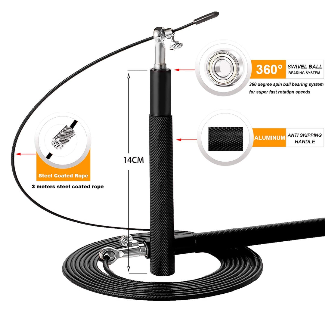 Professionelles Speed Rope für anspruchsvolles Crossfit Training, HIIT und Steigerung der Agilität.