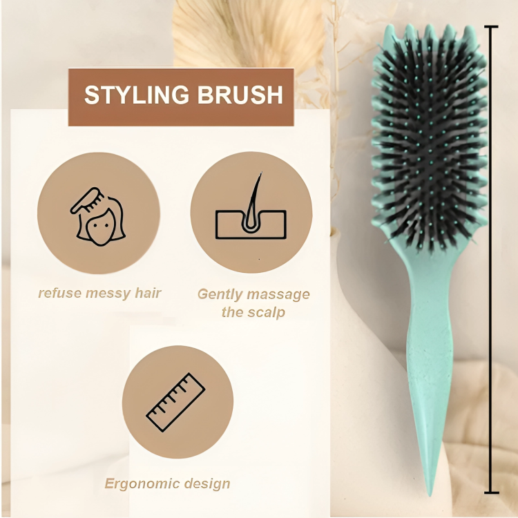 Erziele perfekt definierte Locken und geschmeidiges Haar mit der innovativen CurlEase Lockenbürste.