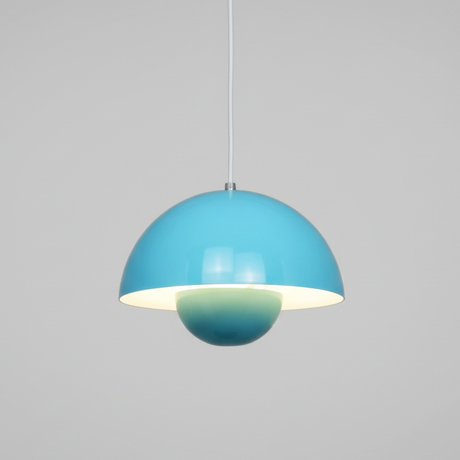 Elegante Flowerpot-Lampe, dänisch, als Innenbeleuchtung für Wohnzimmer und Essbereich.