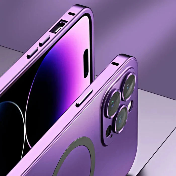 Exklusive iPhone Metall Hülle mit MagSafe. Hochwertiger Schutz & edle Optik.