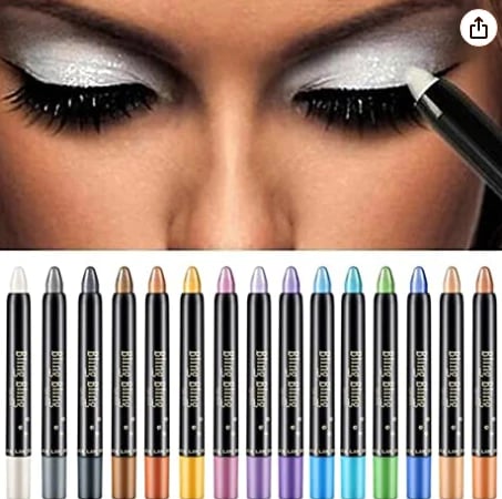 Einfach anzuwendender Creme Lidschatten Stick für Damen; farbintensives Augen Make-up, schnelle Schminke.