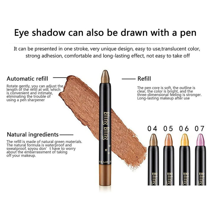 Praktischer Lidschatten Stick in Cremeform; Damen Kosmetik für einfaches, schnelles Augen Make-up.