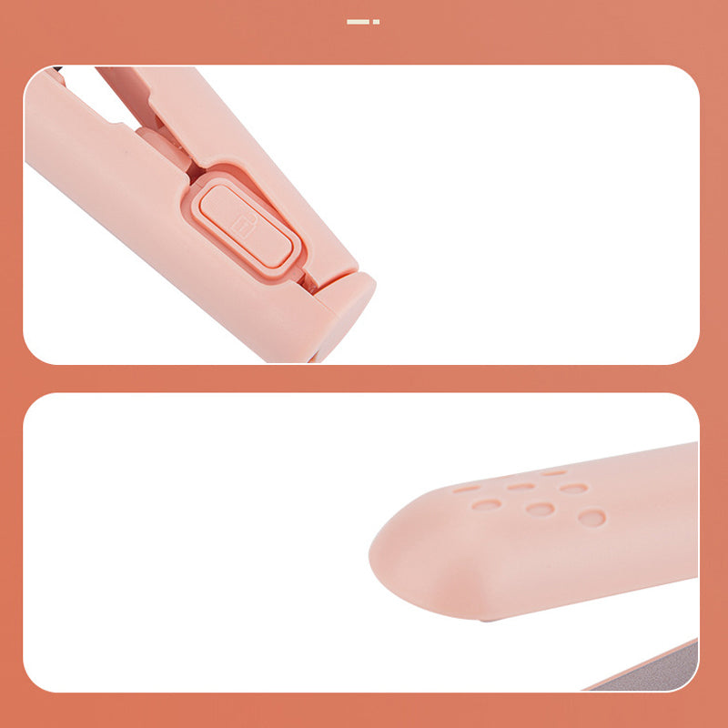 Damen 2-in-1 Glätteisen & Lockenstab für glattes oder lockiges Haar; vielseitiges Stylinggerät mit Keramikbeschichtung.