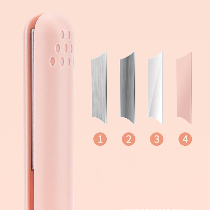 Vielseitiges Damen Glätteisen und Lockenstab; 2-in-1 Stylinggerät für glatte Haare oder definierte Locken.