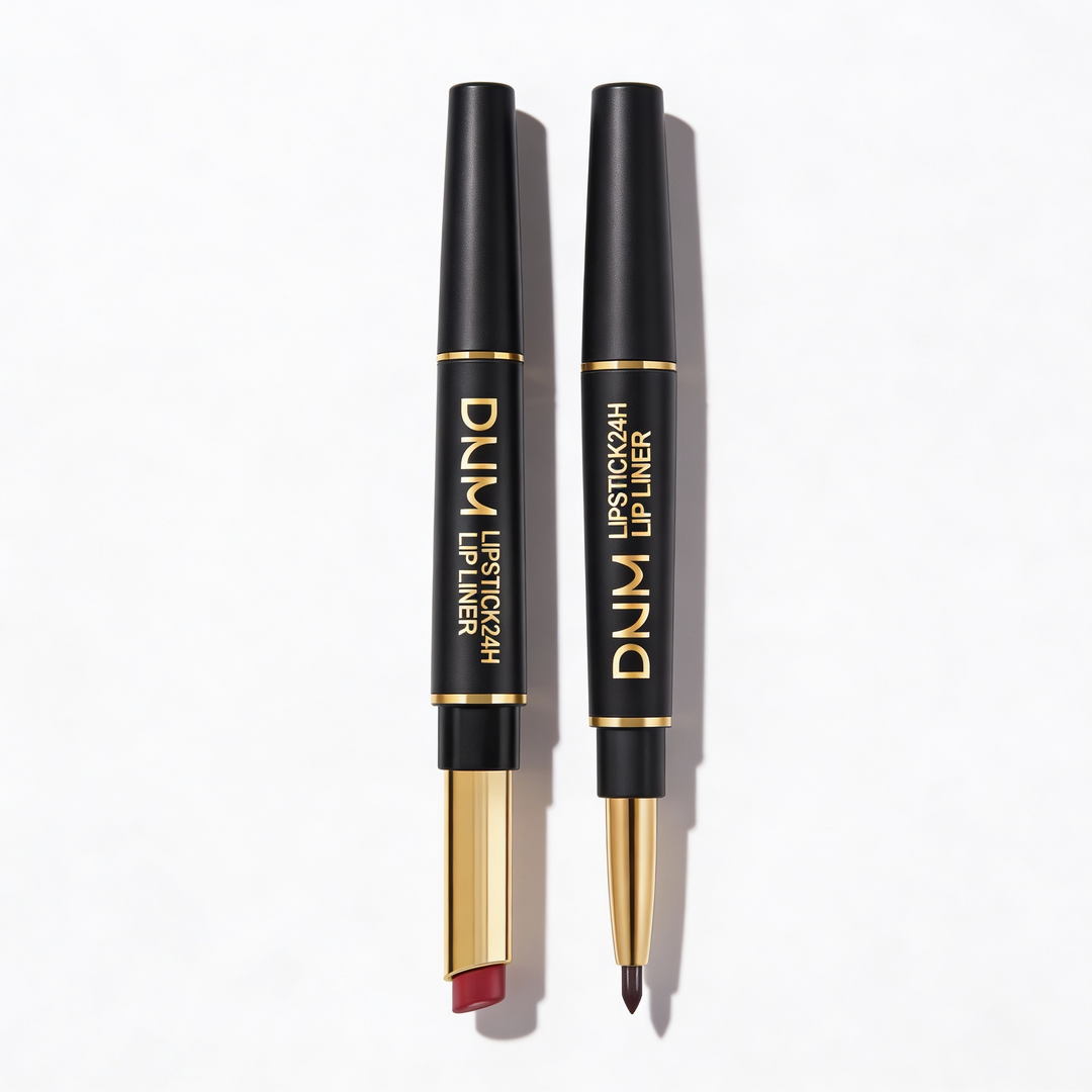 Damen 2-in-1 Lippenstift & Konturenstift in matter, langanhaltender Formulierung, wasserfest. Perfektes Lipkit.