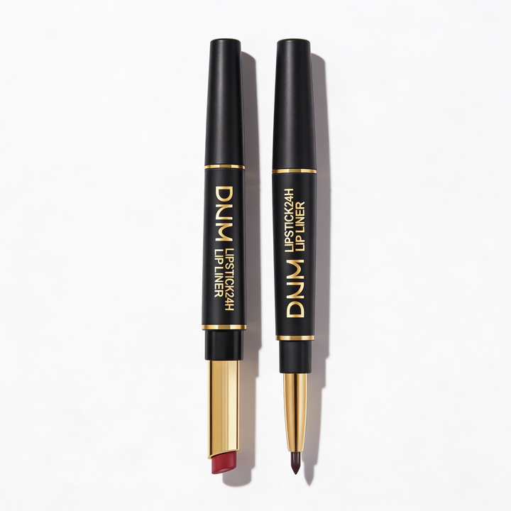 Damen 2-in-1 Lippenstift & Konturenstift in matter, langanhaltender Formulierung, wasserfest. Perfektes Lipkit.