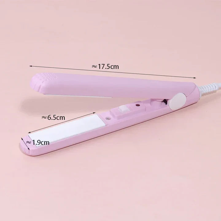 Schnelles und einfaches Haarstyling: 2-in-1 Glätteisen & Lockenstab für glänzendes, perfektes Haar.
