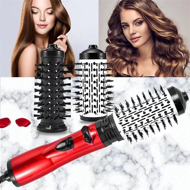 Damen 3-in-1 Warmluftbürste für Styling, Trocknen & Volumen. Glänzendes Haar garantiert.