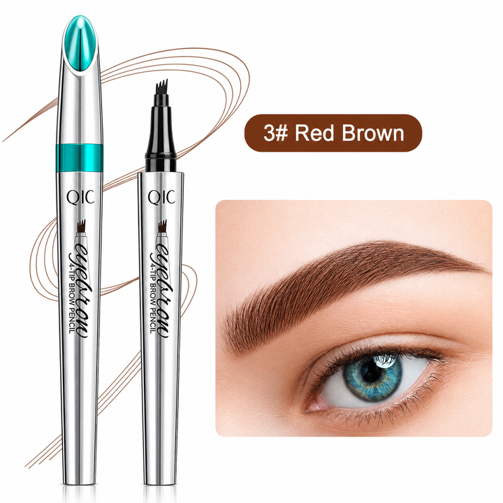 Damen Augenbrauenstift mit feiner Textur für 3D Microblading-Effekt, wasserfest & präzise.