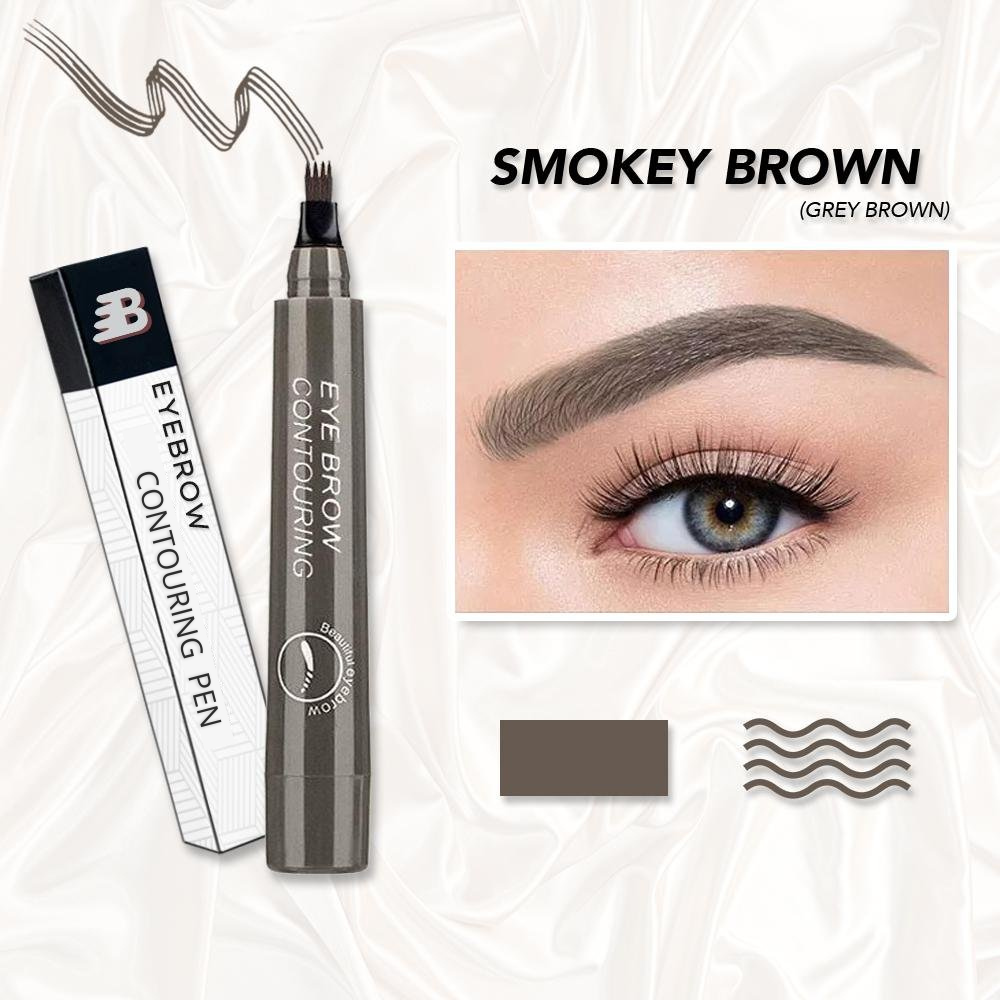 Kosmetik: 4-Spitzen Augenbrauenstift für präzise, wasserfeste & natürliche Brauen.