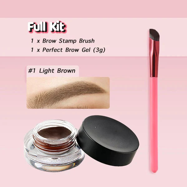 Professioneller Make-up Brauenpinsel für präzise, natürlich wirkende Augenbrauen. Schnell und einfach.
