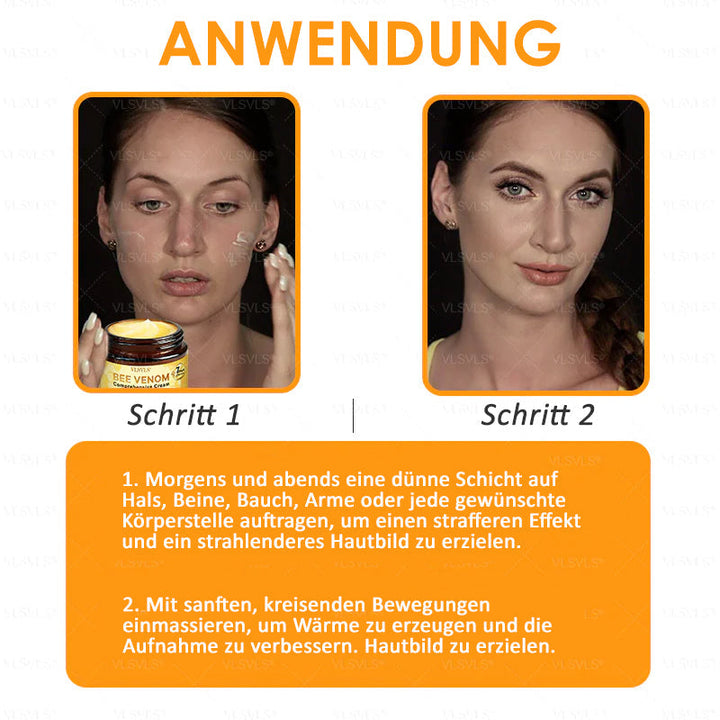Produktdarstellung: Damen Anti-Aging Creme mit Bienenpeptid, für jugendliche, straffe Haut & tiefe Feuchtigkeit.