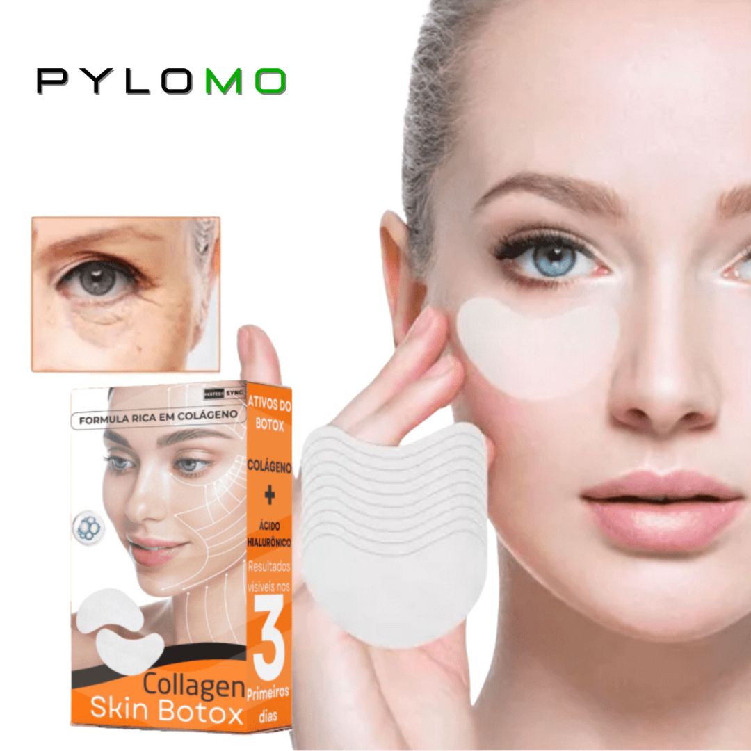 Damen Anti-Aging Gesichtsmaske mit Kollagen & Hyaluronsäure für strahlende Haut & reduzierte Falten.