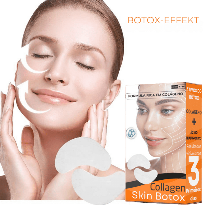 Frische Anti-Aging Gesichtsmaske für Damen. Intensive Feuchtigkeitspflege mit Kollagen & Hyaluronsäure gegen Falten.