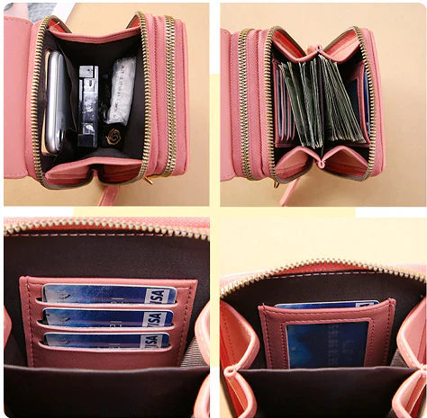 Robuste Damen Anti-Diebstahl Handtasche, ideal für Reisen. Mit RFID-Schutz für Ihre Sicherheit.