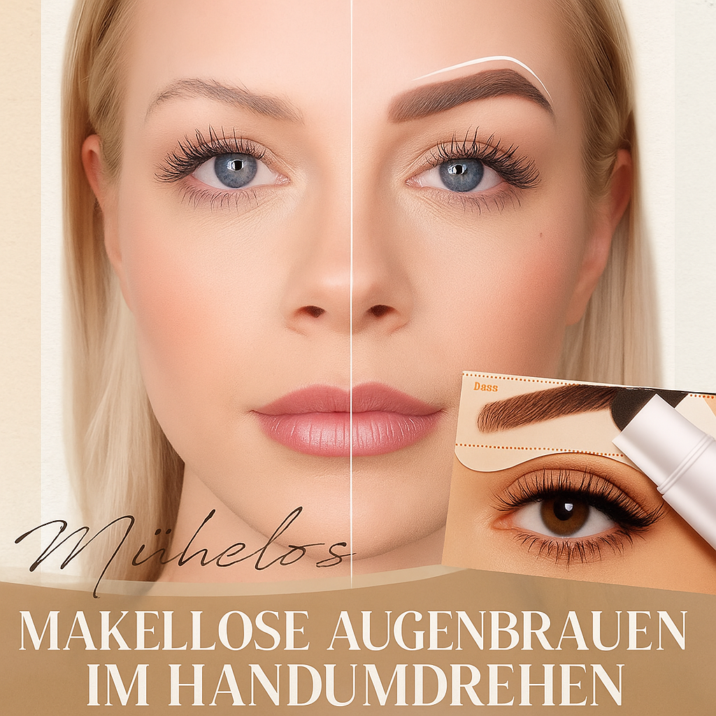 Premium Augenbrauen Schminkhilfe für Damen: perfekte, wasserfeste & natürliche Brauen Definition.