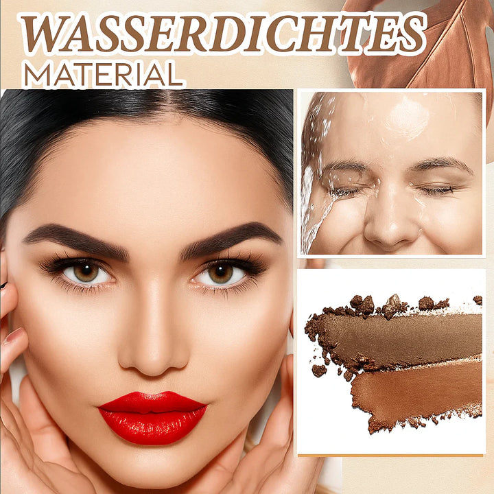 Wasserfestes Augenbrauen Kit für langanhaltende, perfekt geformte Brauen ohne Verschmieren.
