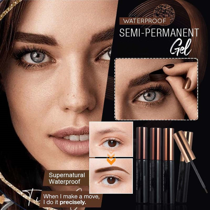 Damen Augenbrauengel semi-permanent für perfekt definierte, langanhaltende Brauen. Wasserdichtes Beauty Make-up.
