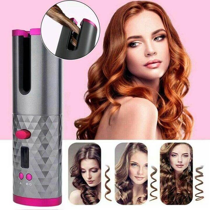 Damen Automatischer Lockenstab für perfekte, langanhaltende Locken & einfaches Styling.
