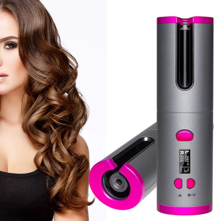 Kabelloser Damen-Lockenstab mit Akku für flexible, schöne Locken & professionelles Haarstyling.