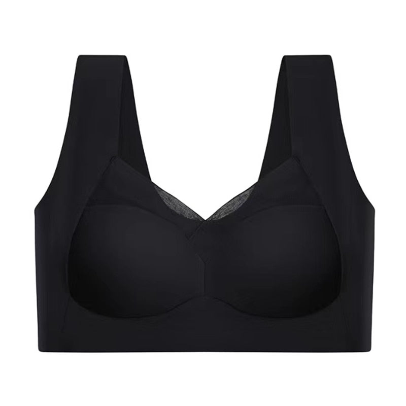 Elegante Lingerie: Nahtloser Damen BH ohne Bügel. Glatte Silhouette & sanfter Support den ganzen Tag.