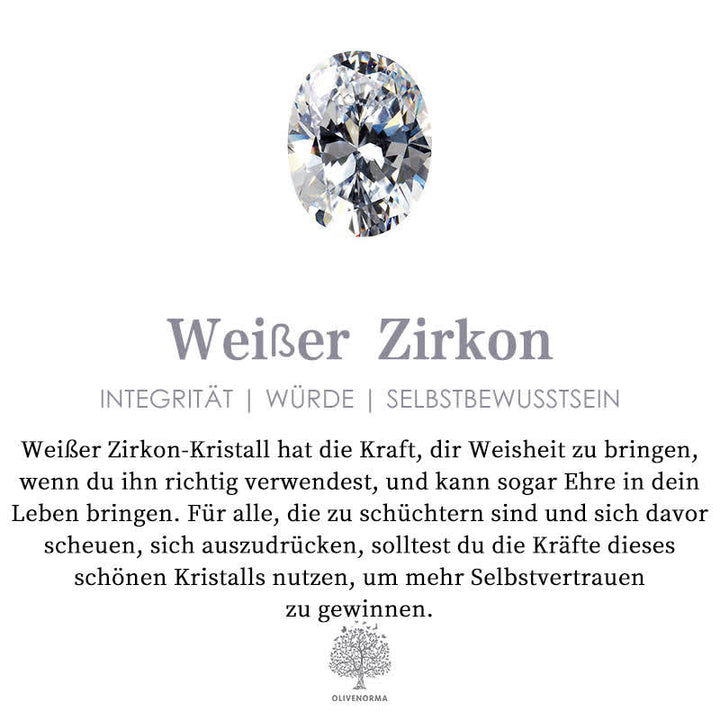 Damen Halskette "Böser Blick" mit feiner Gliederkette & glänzendem Zirkonia Anhänger, stilvoll & symbolisch.