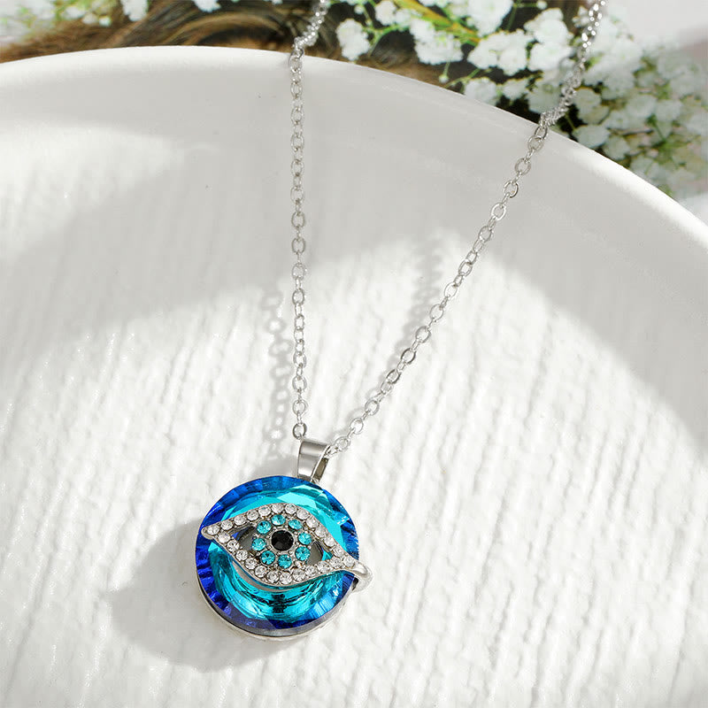 Geschenkidee: Modische Damen Halskette "Böser Blick", symbolisiert Schutz, Stil & Glück für Frauen.