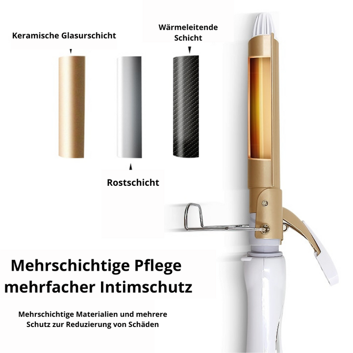 Moderner Beach Waver Lockenstab für perfekt definierte Wellen und einfache Wellen-Frisuren.