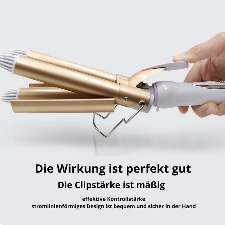 Stylinggerät: Damen Lockenstab für wunderschöne Strandwellen und voluminöses Haar.
