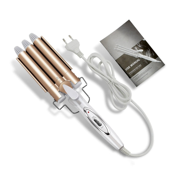 Professioneller Lockenstab für salonreife Beach Waves und schnelles Haarstyling.