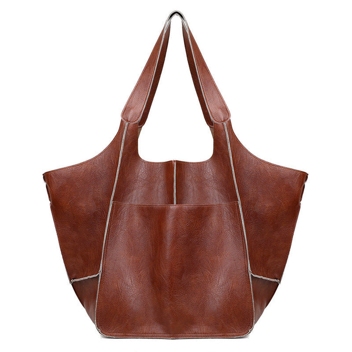 Eleganter Damen Weekender aus feinstem Leder; perfekt als luxuriöse Hand- oder Reisetasche.