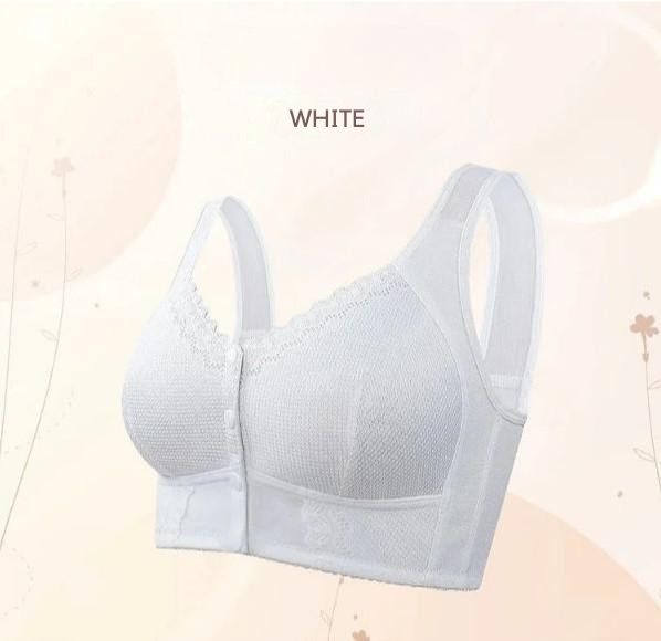 Eleganter Komfort BH für Damen, bügellos. Vorderverschluss für einfaches Anziehen und optimalen, sanften Halt.
