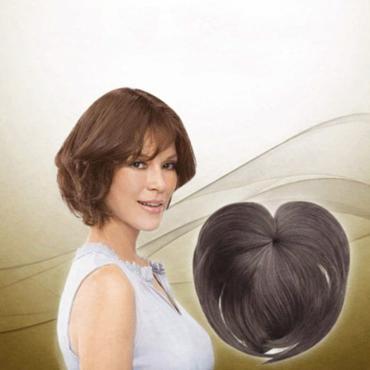 Damen Clip-In Haarteil für sofortiges Volumen und natürliche Fülle am Oberkopf, ideal für mehr Dichte.