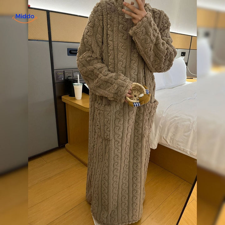 Gemütliches Deckenkleid für Frauen, flauschig und komfortabel, grenzenlose Bewegungsfreiheit.