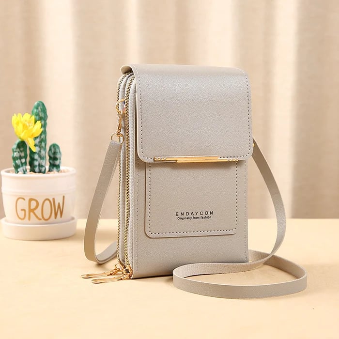 Stilvolle diebstahlsichere Crossbody Tasche für Damen aus PU-Leder, Schwarz, ideal für Reisen.