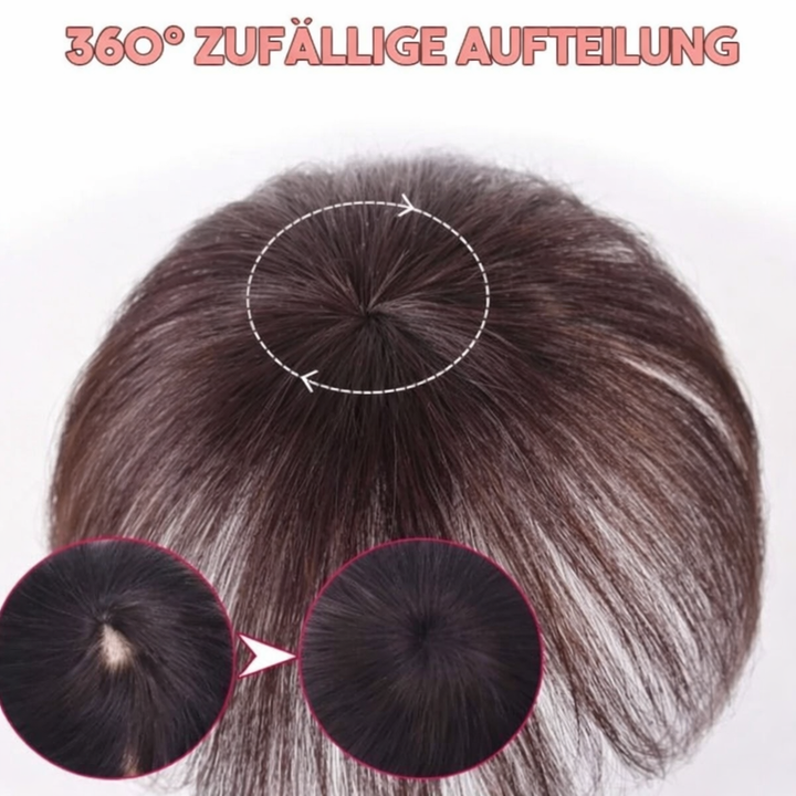 Hochwertige Echthaar Clip-In Verlängerung für Damen. Perfekt, um dem Haar Fülle & natürliches Volumen zu geben.