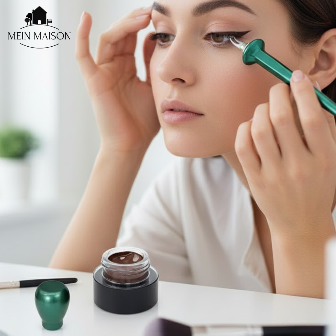 Damen Eyeliner Tool Set für präzise Linien ohne Zittern. Perfektes Augen-Make-up, anfängerfreundlich.