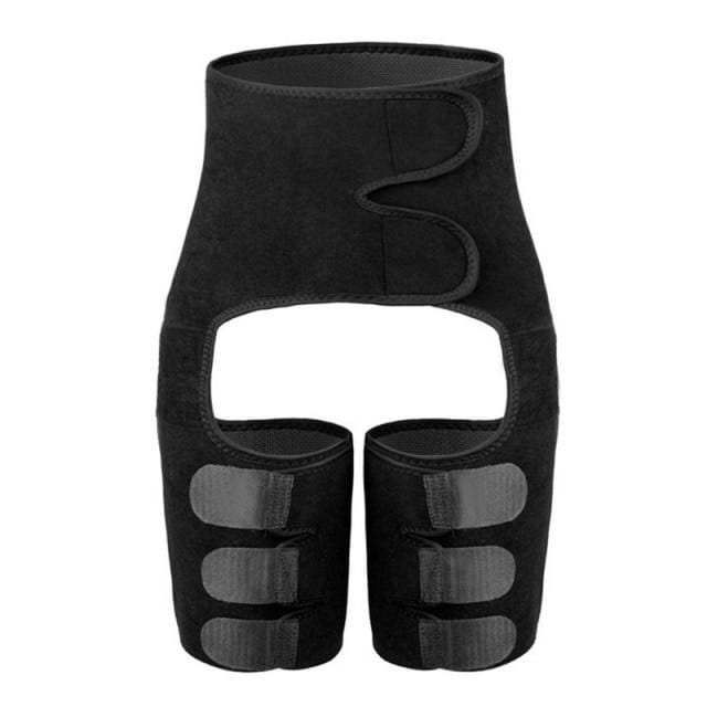 Flexibles Stützband für Hüfte und Oberschenkel, bietet gezielte Unterstützung für Damen bei Schmerzen.