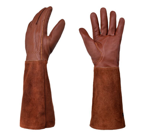 FLORAHAND Damen Pflanzhandschuhe, dornenfest, atmungsaktiv, essentiell für sichere Rosenpflege im Garten.