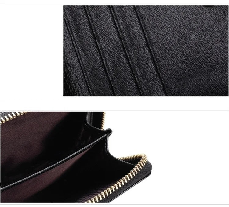 Damen Geldbörse & Kartenhalter, ideal als Geschenk. Modernes, praktisches Portemonnaie in Hellgrau. Für stilvolle Frauen.