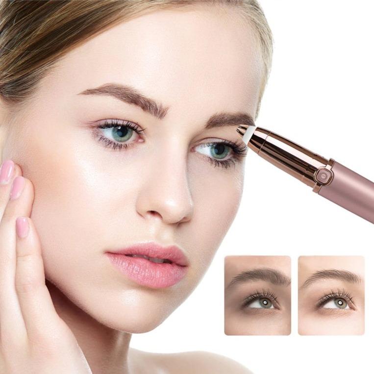 Hypoallergener Gesichtsrasierer für Frauen, entfernt Gesichtshaare schmerzfrei & sanft. Für glatte Beauty-Haut.