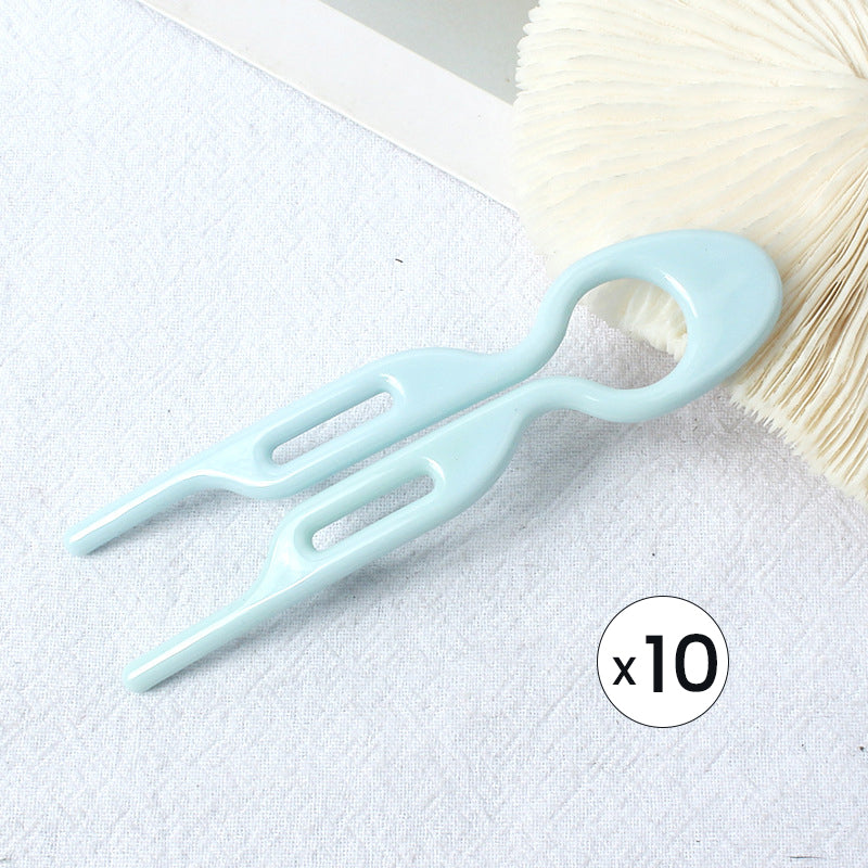 Zeitlose GlamGrip Haarspange in Schildpatt-Optik, ein edles Accessoire für jede Damen-Frisur.