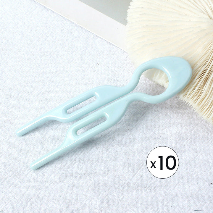 Zeitlose GlamGrip Haarspange in Schildpatt-Optik, ein edles Accessoire für jede Damen-Frisur.