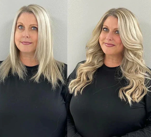 Damen Haar-Topper für welliges Haar. Natürliche Fülle und mehr Selbstbewusstsein.