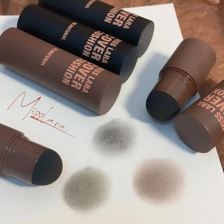 Damen Haaransatz Puder für sofortige Abdeckung grauer Haare & lichter Stellen. Natürliches Finish für volle Frisur.